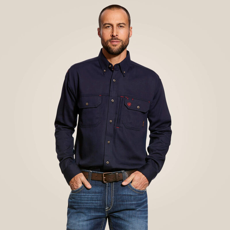 Ariat - FR Solid Vent Work Shirt - Button Up Shirt With - Becker Safety and Supply