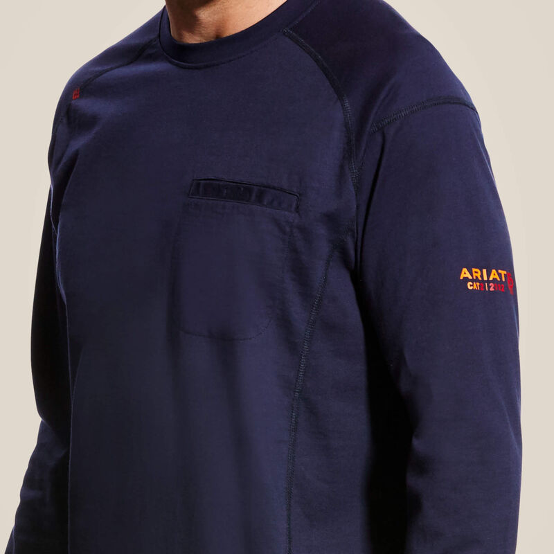 Ariat - FR Air Crew Long Sleeve T-Shirt - Light Weight - Becker Safety and Supply