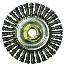 WEILER - Roughneck Wheel Brush - 4"D X 3/16"W - Becker Safety and Supply