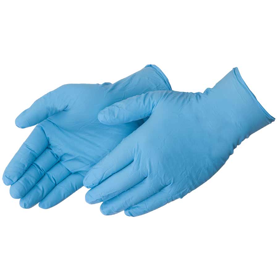 Liberty - 6 Mil Disposable Nitrile Glove, Blue 100 - Becker Safety and Supply