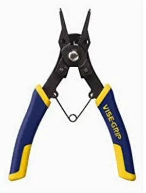 IRWIN - 6-1/2" Reversible Snap Ring Pliers - Becker Safety and Supply