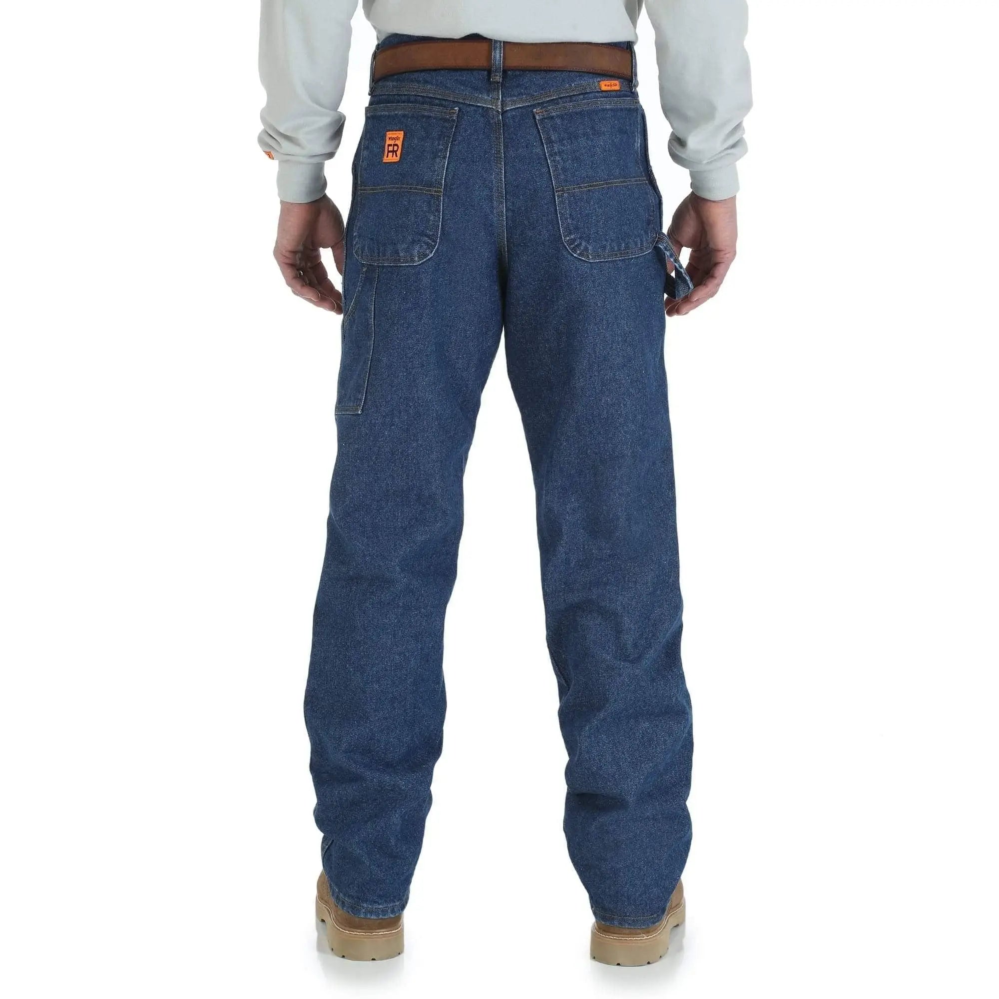 WRANGLER - FR RIGGS CARPENTER JEAN - Indigo - Relaxed Fit - NFPA 2112 / 70E - 13.75oz - Becker Safety and Supply