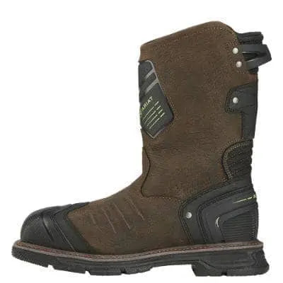 ARIAT - Catalyst VX Work Wide Square Toe Waterproof Composite Toe Work Boot, Bruin Brown - Becker Safety and Supply