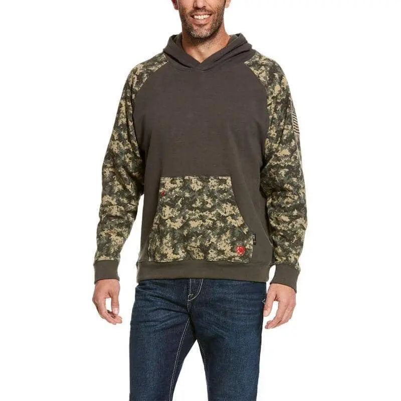 ARIAT - FR DuraStretch Patriot Hoodie, Sand Digi Camo - Becker Safety and Supply