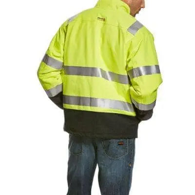 ARIAT - FR Hi-Vis Waterproof Insulated Jacket, Hi-Viz Yellow - Becker Safety and Supply