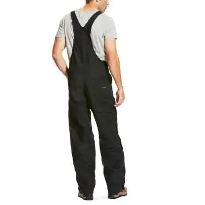 ARIAT - FR INSULATED BIB - 2.0 - 11 oz Canvas - NAVY- Ankle to Thigh Leg Zippers - USA - Becker Safety and Supply