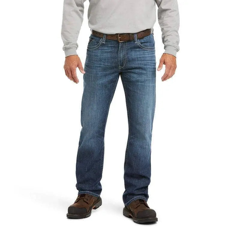 ARIAT - FR M4 Low Rise Stretch DuraLight Boundary Boot Cut Jean, Bryce - Becker Safety and Supply