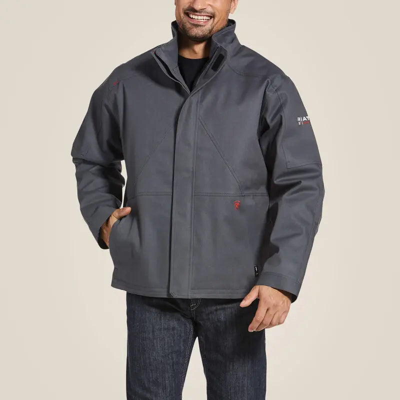 ARIAT - FR Maxmove Waterproof Insulated Jacket, Iron Grey  Becker Safety and Supply