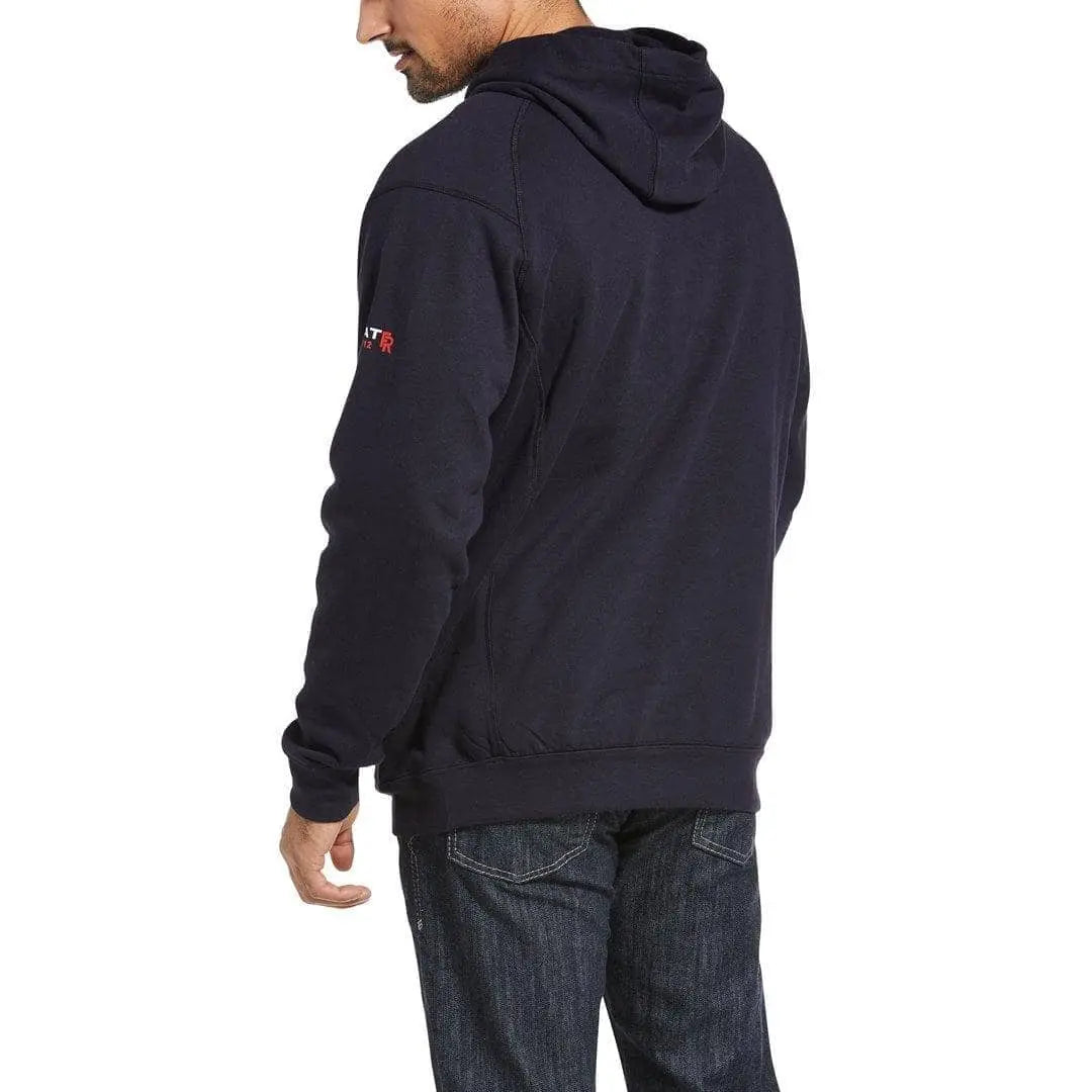 ARIAT - FR Rev Pullover Hoodie, Navy - Becker Safety and Supply