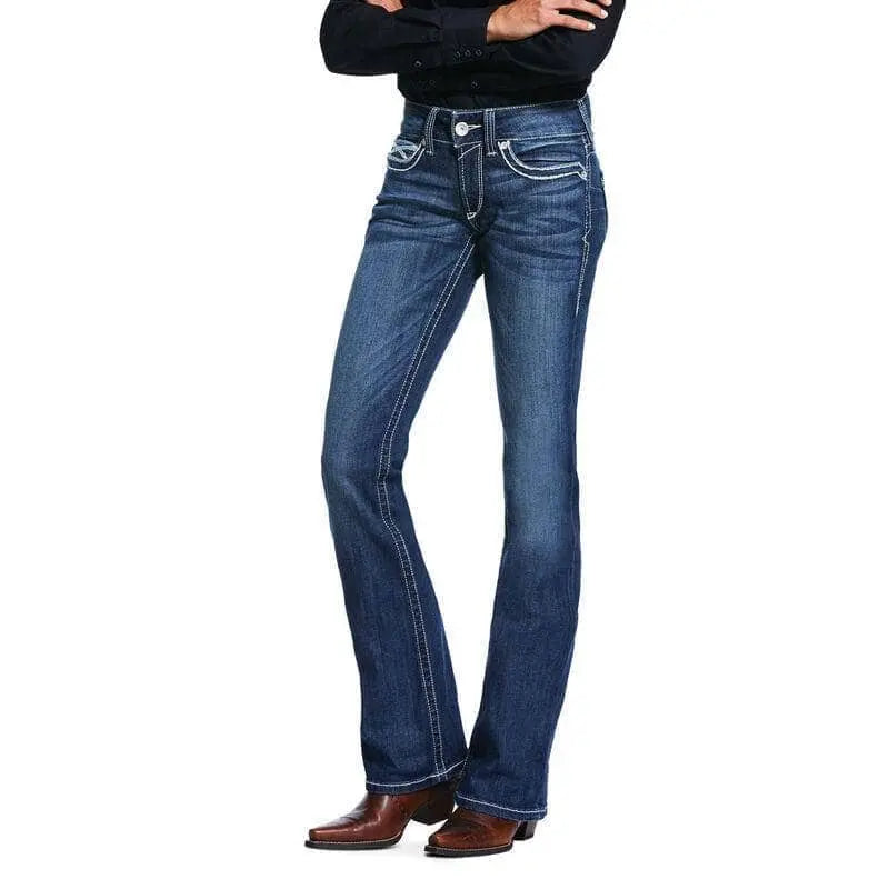 ARIAT - R.E.A.L. Mid Rise Stretch Heirloom Boot Cut Jean WMNS - Becker Safety and Supply