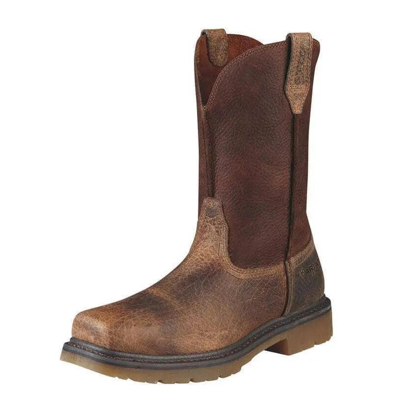 ARIAT - Rambler Work Steel Toe Work Boot, Earth - Becker Safety and Supply