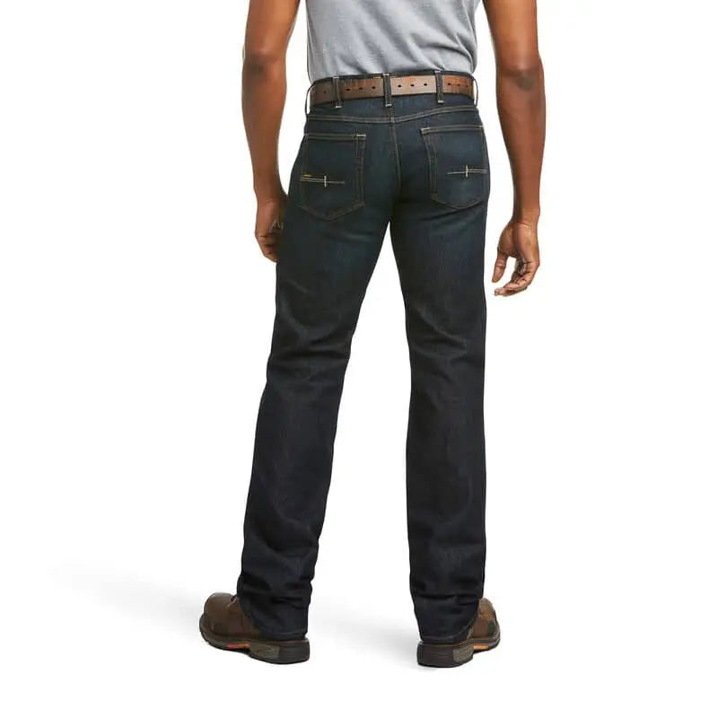 ARIAT - Rebar M5 Straight DuraStretch Basic Double Front Stackable Straight Leg Jean - Becker Safety and Supply