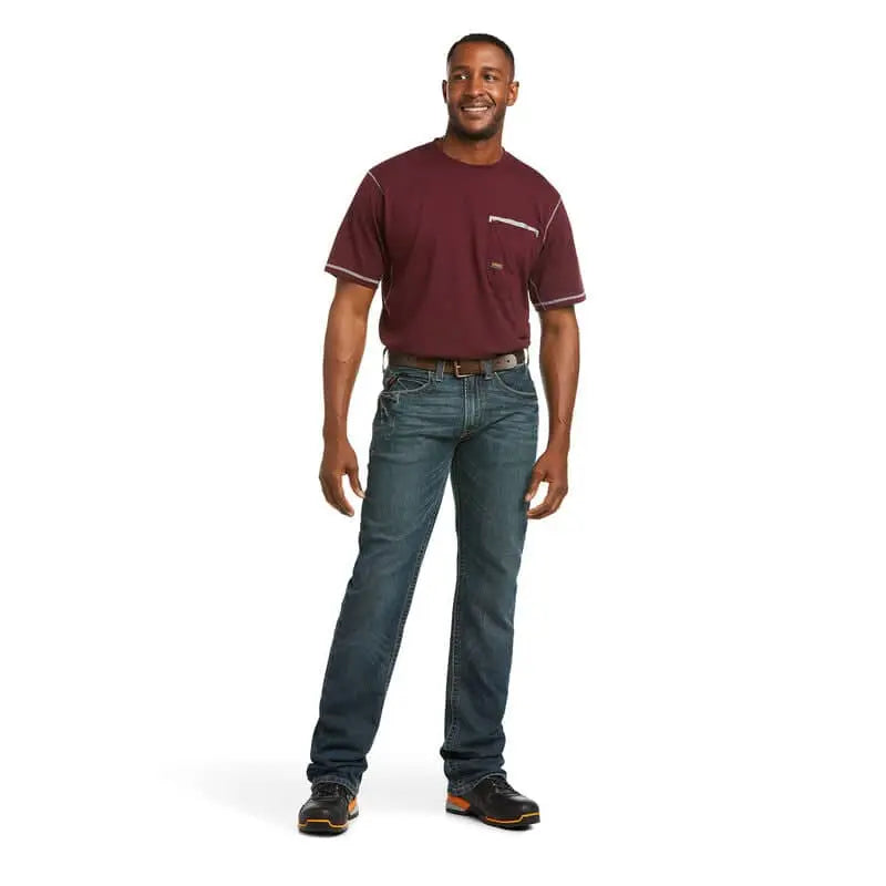 ARIAT - Rebar M5 Straight DuraStretch Edge Stackable Straight Leg Jean - Becker Safety and Supply