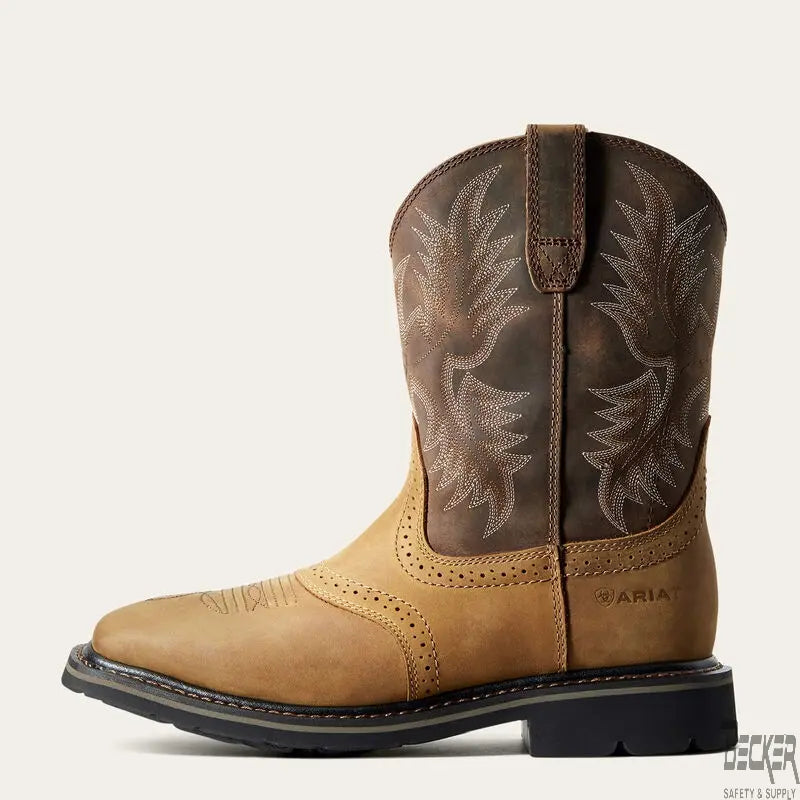 ARIAT - Sierra Wide Square Toe - Aged Bark - Becker Safety and Supply