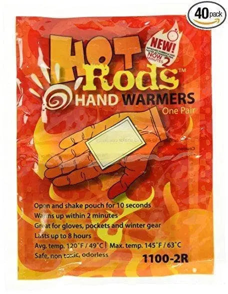 OCCUNOMIX - Hot Rods Hand Warmers 40PR/BX (sold by the pair) - Becker Safety and Supply