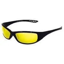 JACKSON SAFETY - V40 Hellraiser Safety Eyewear, Amber Lens/Black Frame - Becker Safety and Supply