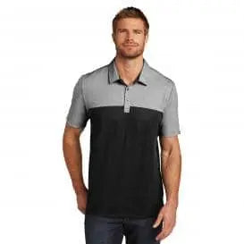 Travis Mathew - Oceanside Blocked Polo, Black Heather/ Black - Becker Safety and Supply