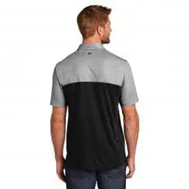 Travis Mathew - Oceanside Blocked Polo, Black Heather/ Black - Becker Safety and Supply