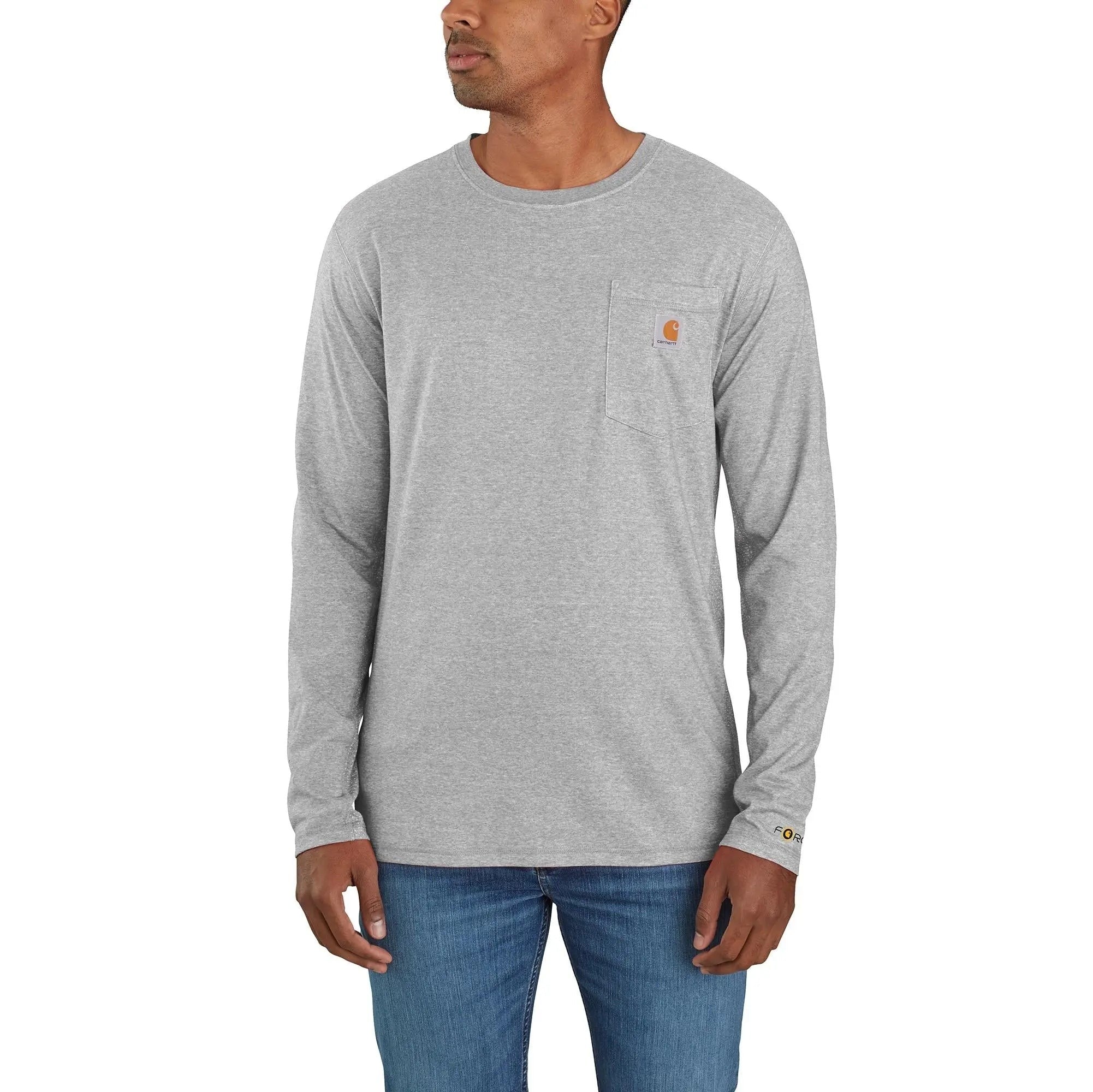 CARHARTT - FORCE Relaxed fit Medium Weight Long Sleve Pocket T-Shirt - Becker Safety and Supply