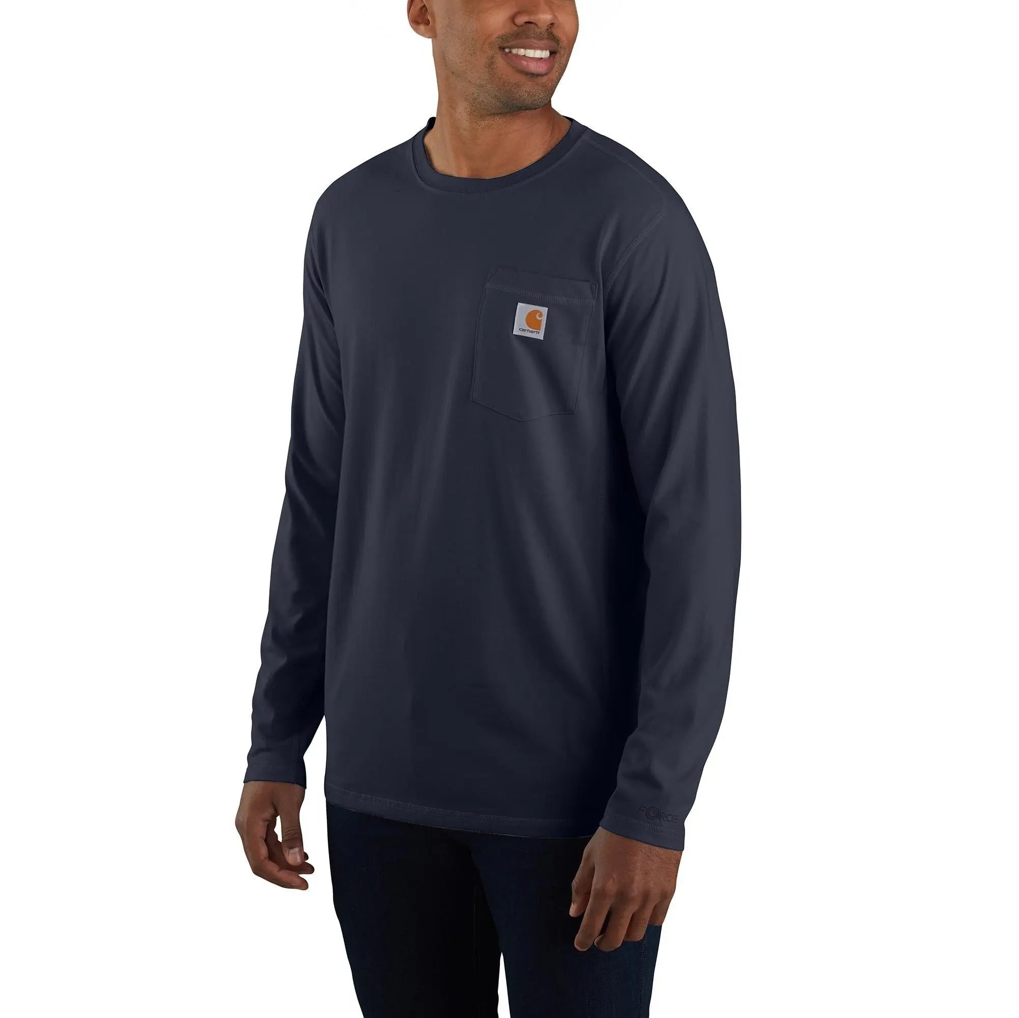 CARHARTT - FORCE Relaxed fit Medium Weight Long Sleve Pocket T-Shirt - Becker Safety and Supply