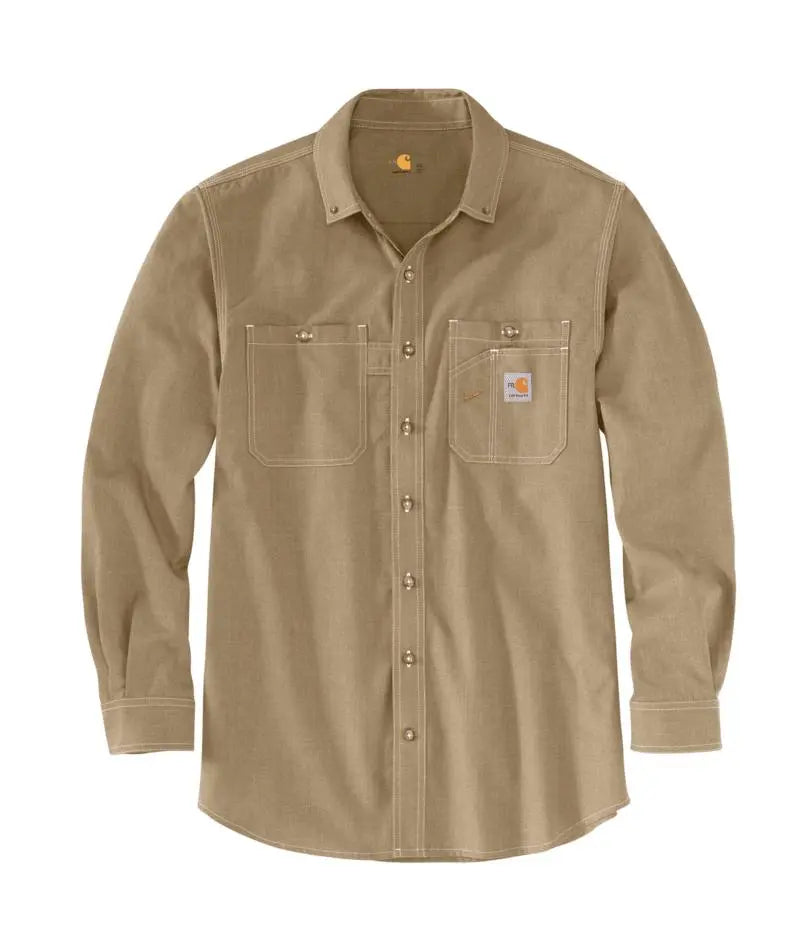 CARHARTT-Flame Resistant Force Loose Fit Lightweight Long-Sleeve Shirt  Becker Safety and Supply