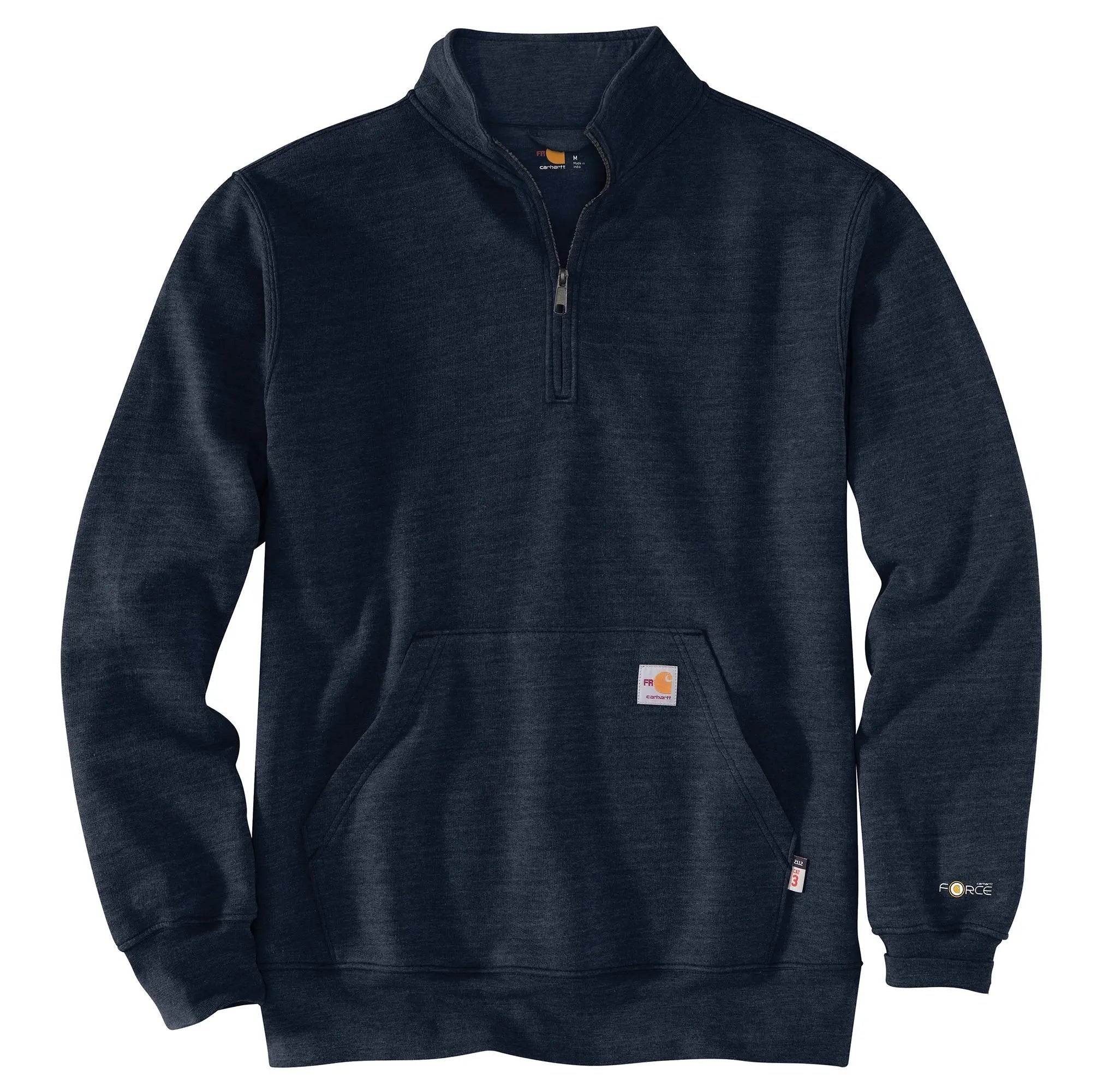 CARHARTT - Flame Resistant Force Loose Fit Midweight Quarter-Zip Sweatshirt - Becker Safety and Supply