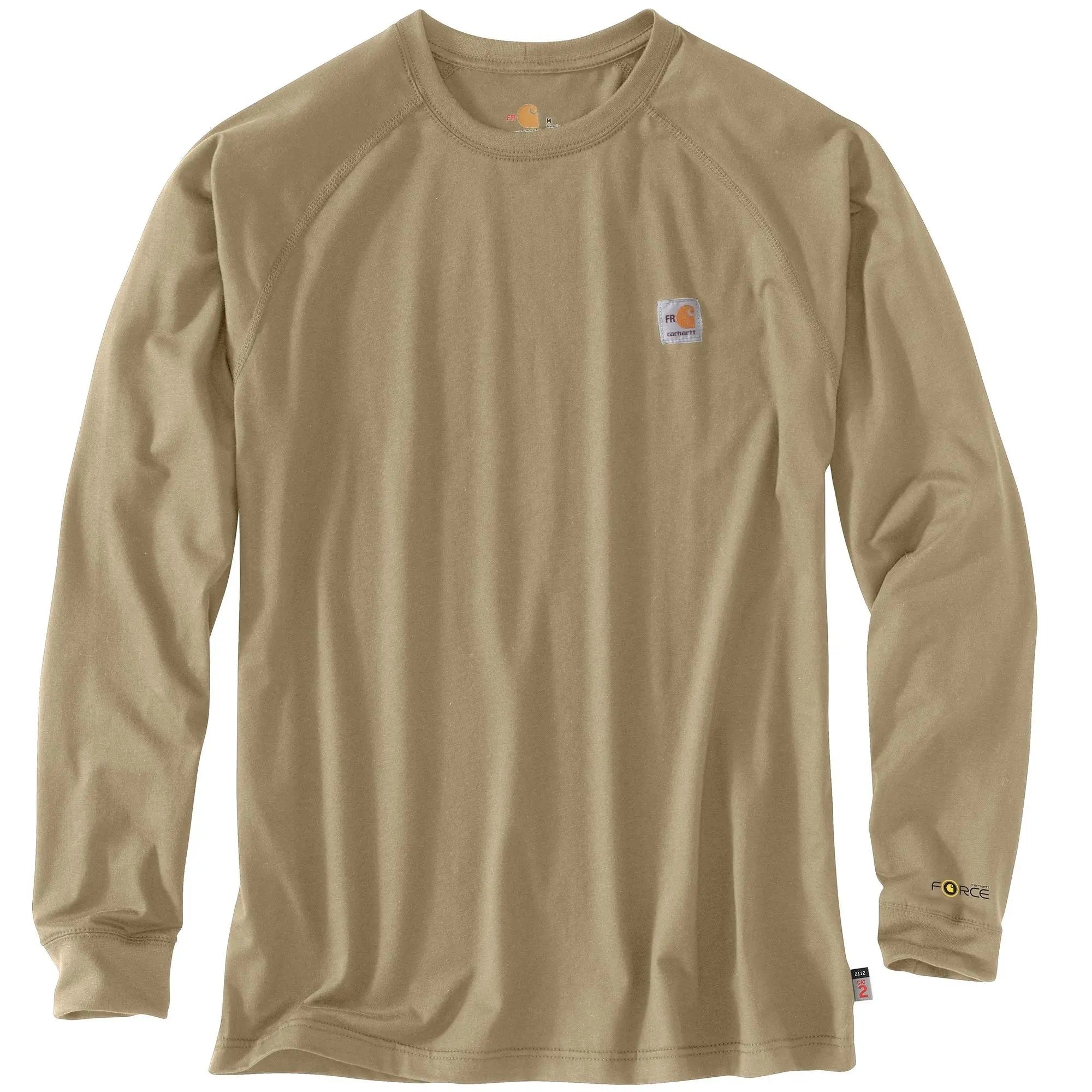 CARHARTT - Flame Resistant Force Relaxed Fit Lightweight Long-Sleeve T-Shirt - Becker Safety and Supply