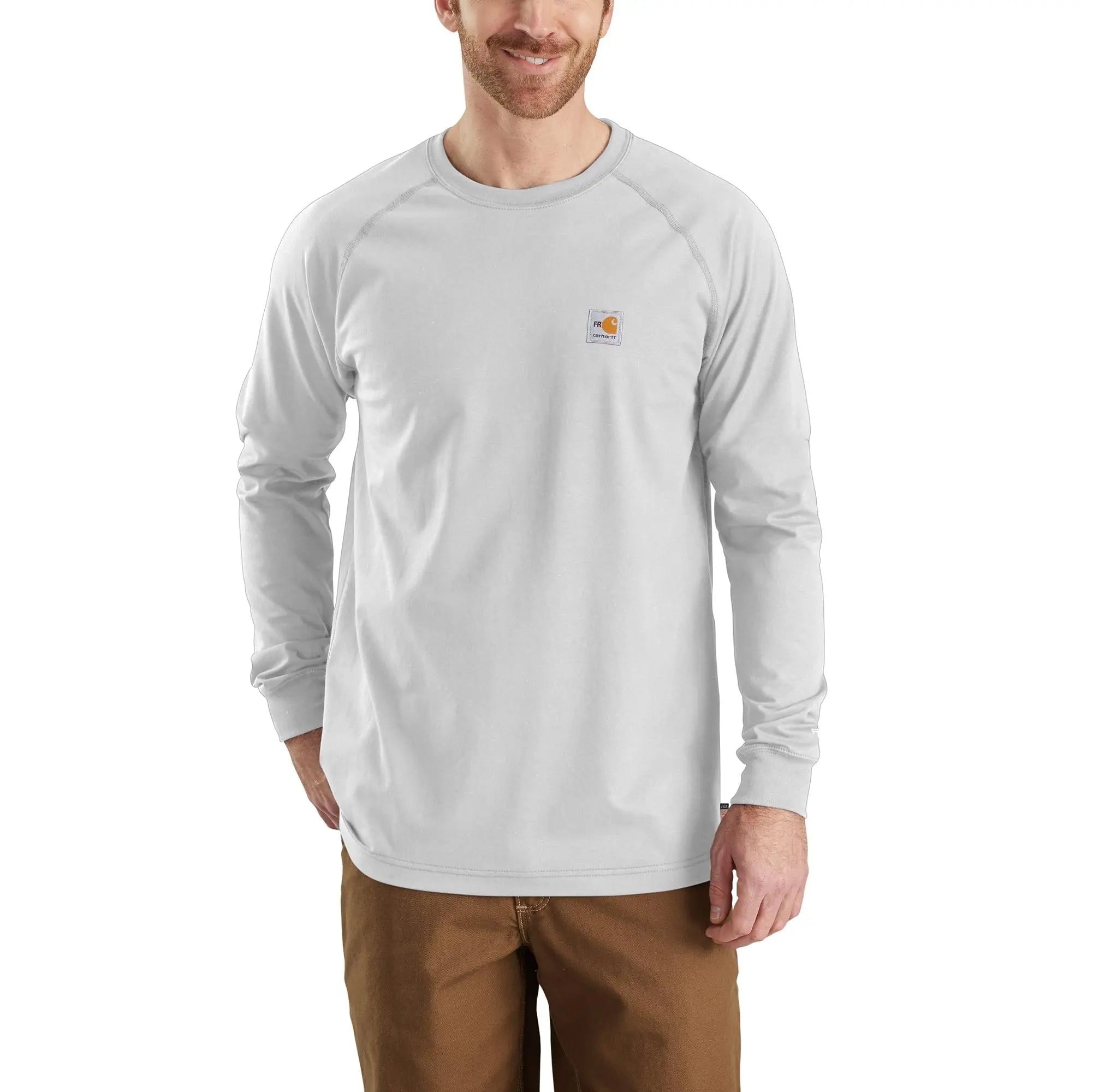 CARHARTT - Flame Resistant Force Relaxed Fit Lightweight Long-Sleeve T-Shirt - Becker Safety and Supply