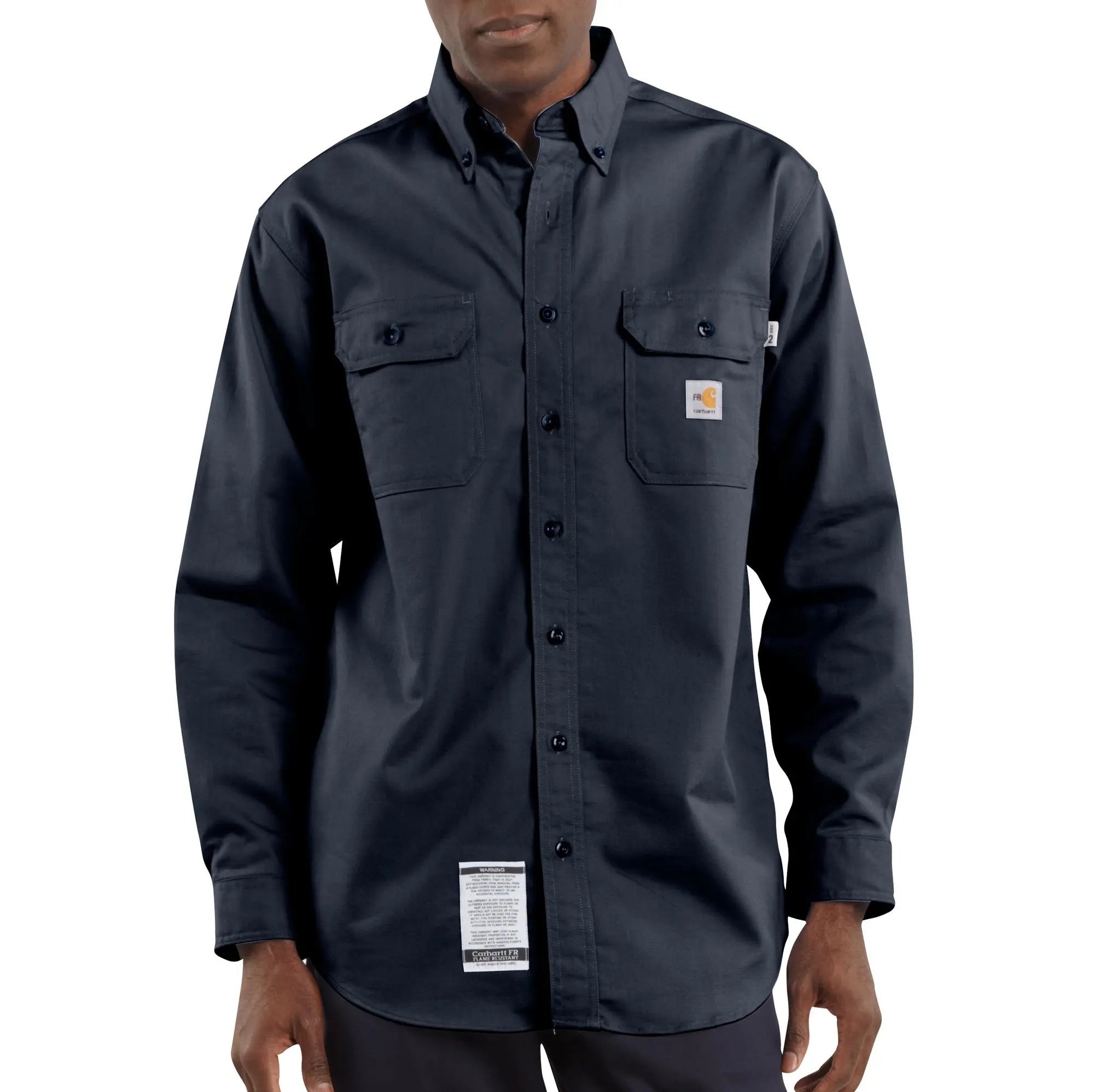 CARHARTT - Flame Resistant Loose Fit Midweight Twill Long-Sleeve Shirt - Becker Safety and Supply