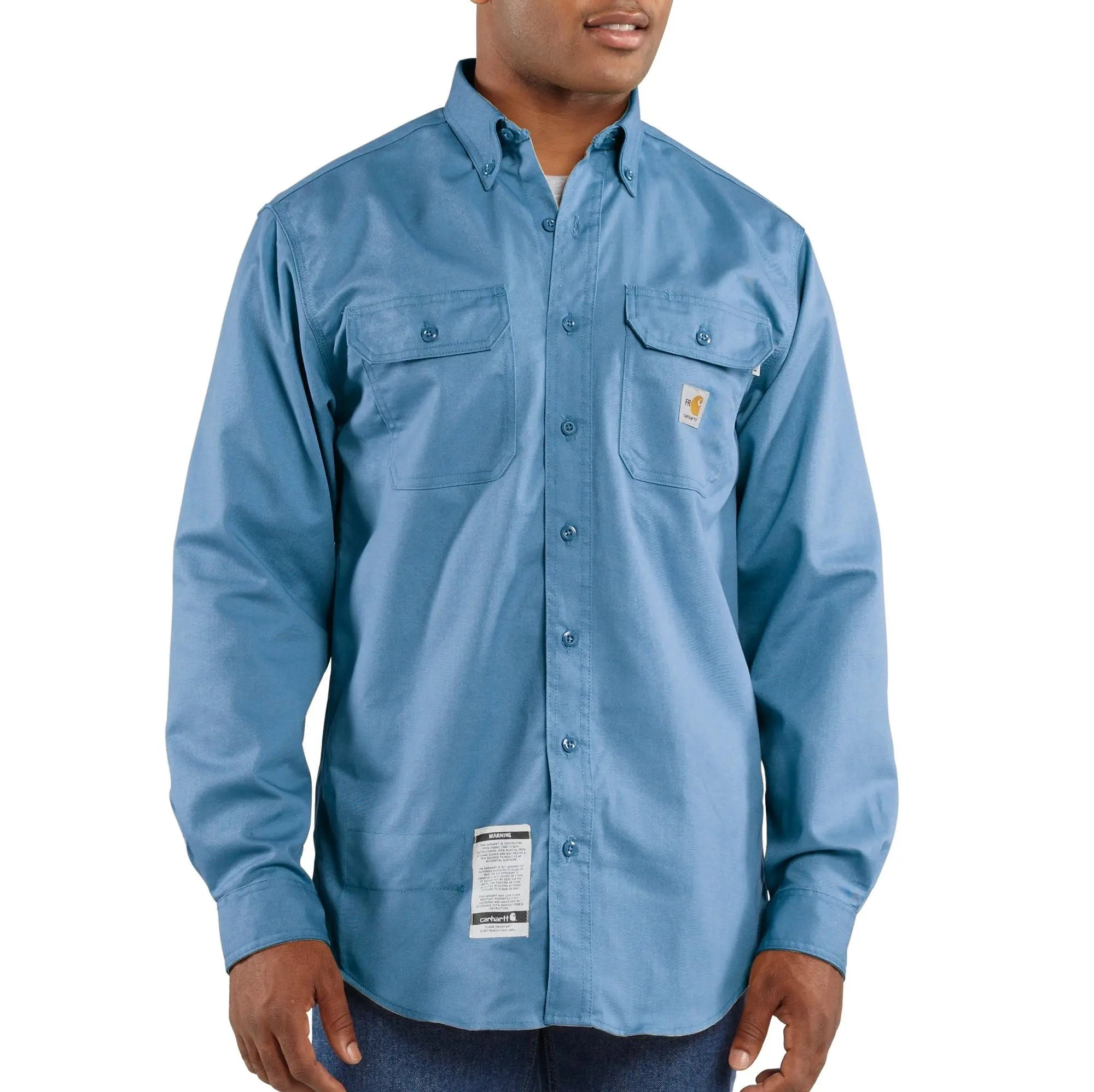 CARHARTT - Flame Resistant Loose Fit Midweight Twill Long-Sleeve Shirt - Becker Safety and Supply