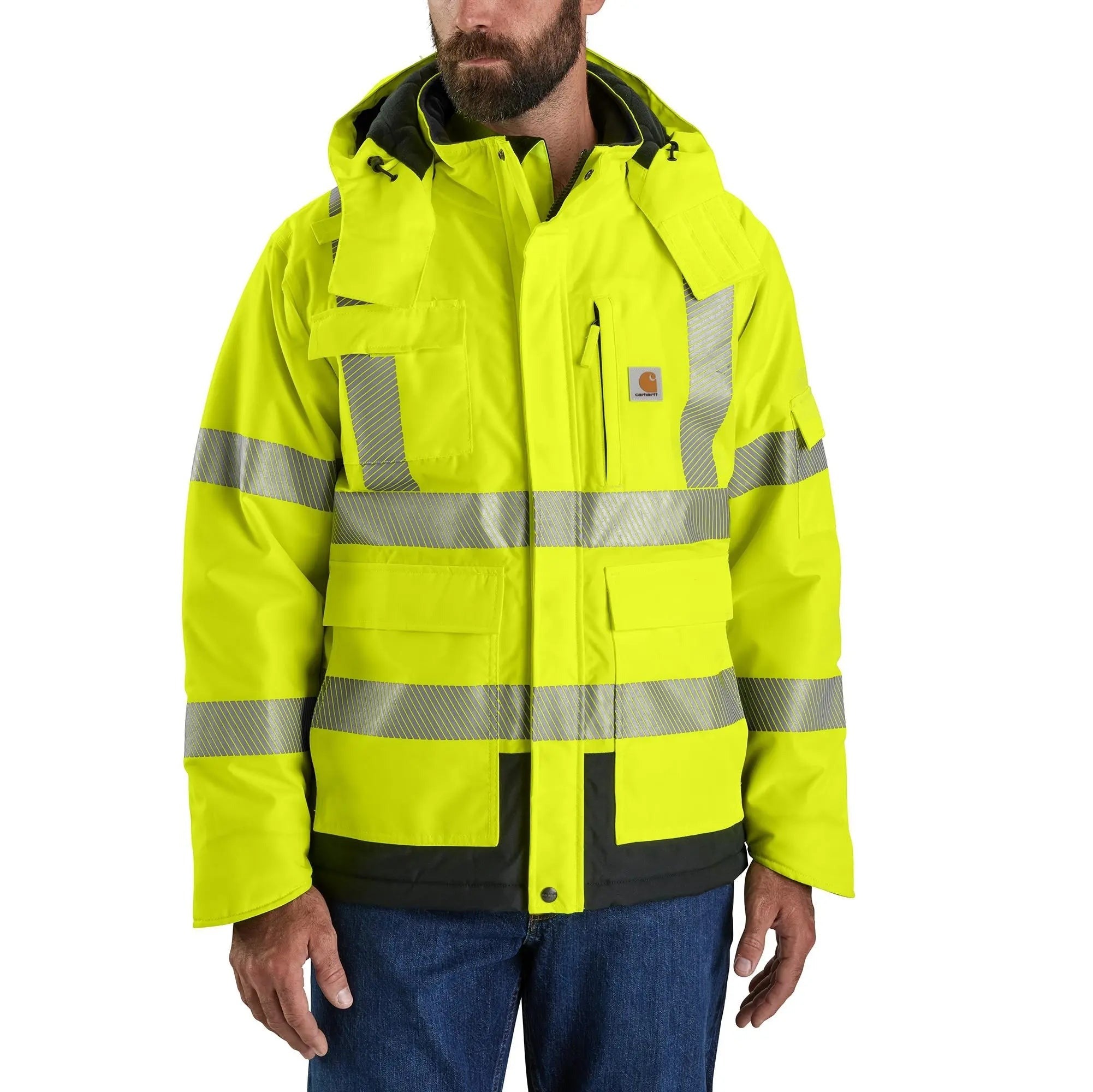 CARHARTT - High Visibility Waterproof Class 3 Sherwood Jacket - Becker Safety and Supply