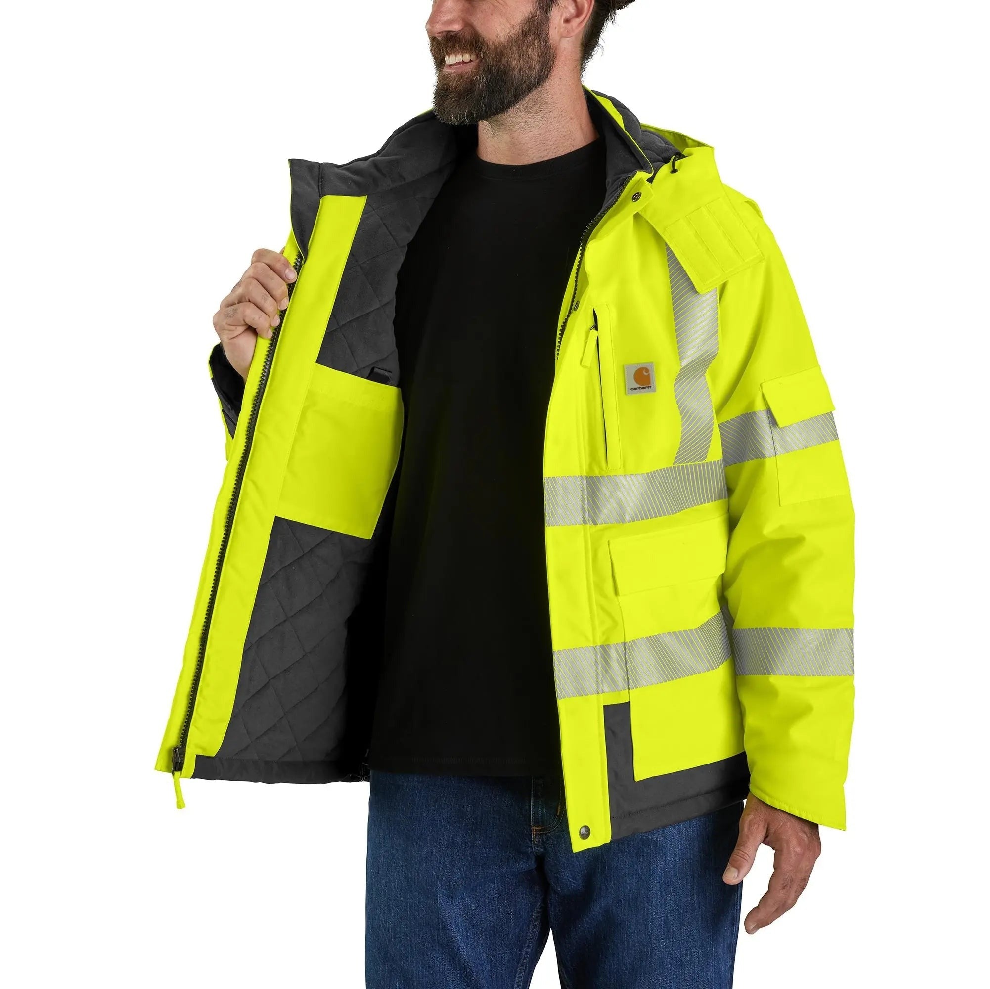 CARHARTT - High Visibility Waterproof Class 3 Sherwood Jacket - Becker Safety and Supply