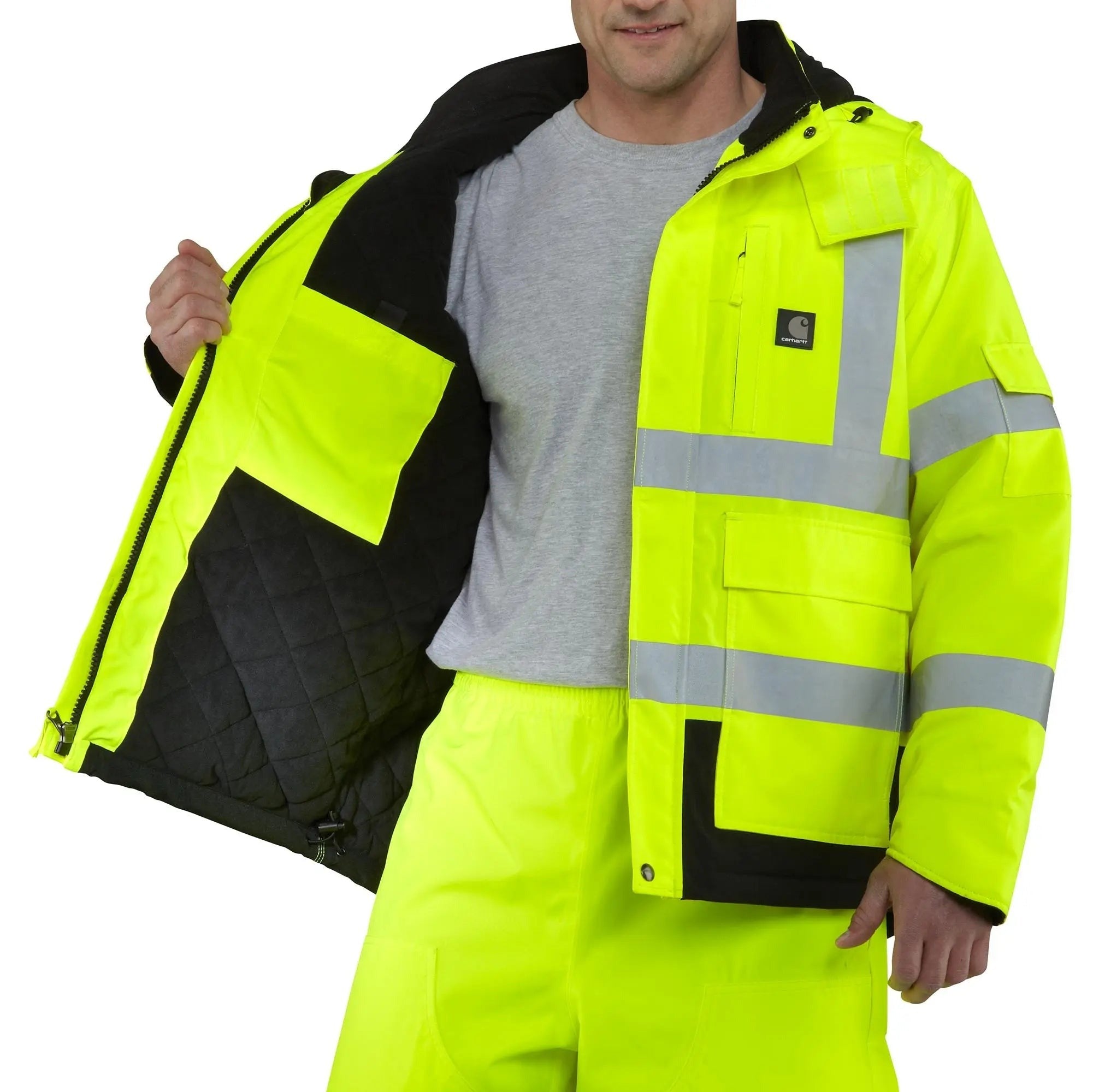 CARHARTT - High Visibility Waterproof Class 3 Sherwood Jacket - Becker Safety and Supply