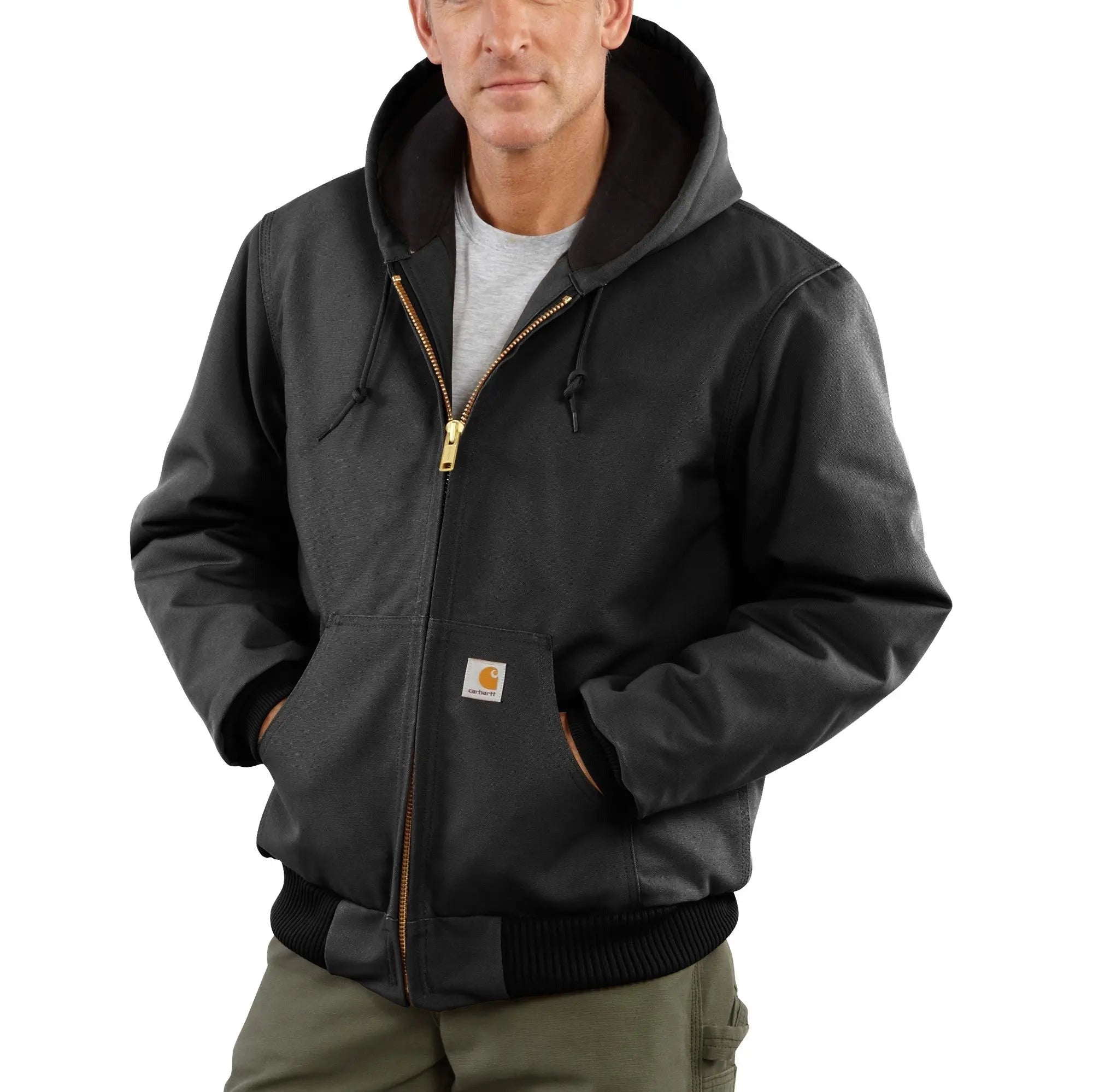 CARHARTT -  Loose Fit Firm Duck Insulated Flannel Lined Active Jac - Becker Safety and Supply