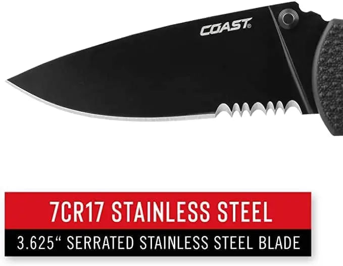 COAST - RX350- BLADE ASSIST FOLDER, BLACK - Becker Safety and Supply