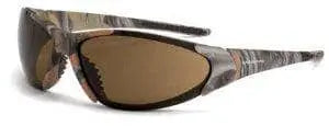 CROSSFIRE - CORE Woodland Brown Camo Frame with HD Brown Lens - Becker Safety and Supply