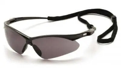 PYRAMEX - Wildfire Black Frame Gray Lens w/Cord - Becker Safety and Supply