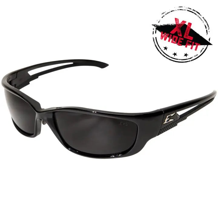 EDGE - KAZBEK - XL - BLACK FRAME - SMOKE LENS - Becker Safety and Supply