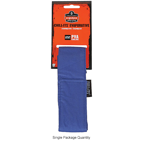 ERGODYNE - Chill-Its 6700CT Evaporative Cooling Bandana Headband - PVA, Tie Closure - Becker Safety and Supply