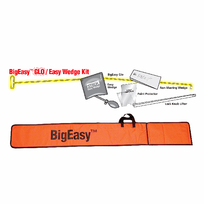 BigEasy "GLO" LOCKOUT TOOLS KIT w/ Easy Wedge & Carrying Case - Becker Safety and Supply