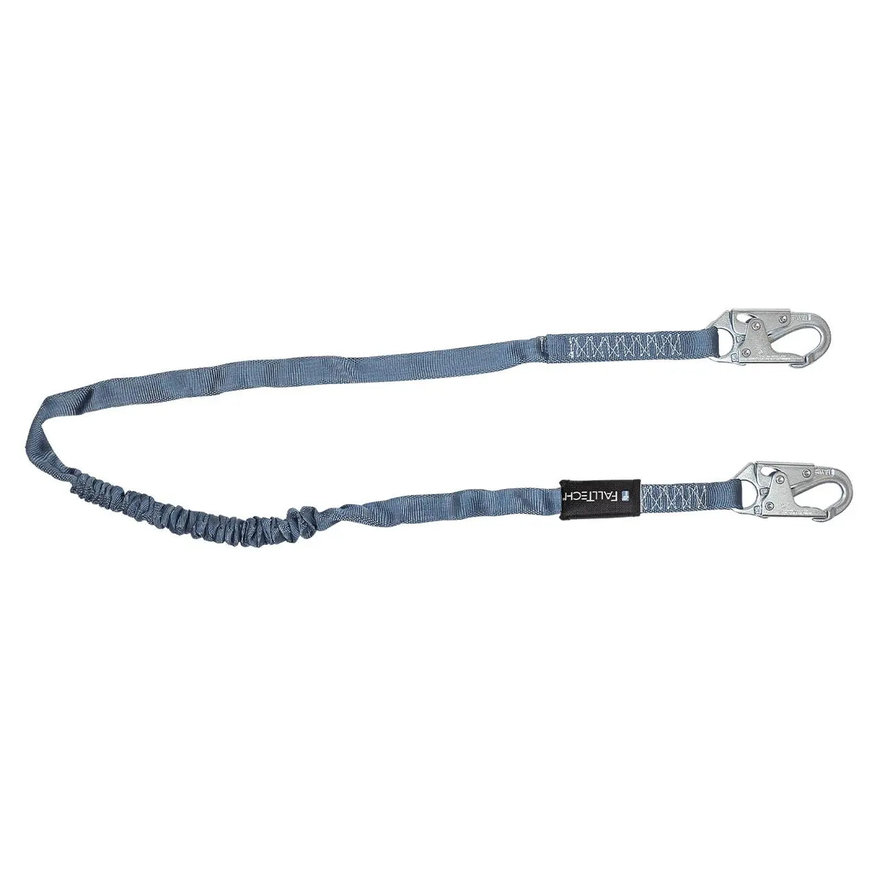 FALLTECH - 6' Internal Energy Absorbing Lanyard, Single Leg with Steel Snap Hooks - Becker Safety and Supply