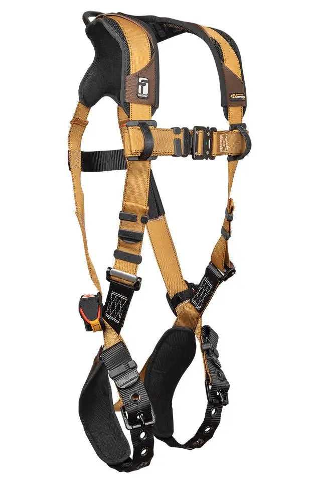 FALLTECH - Advanced ComforTech Gel 1D Standard Non-belted Full Body Harness, Tongue Buckle Leg Adjustment - Becker Safety and Supply