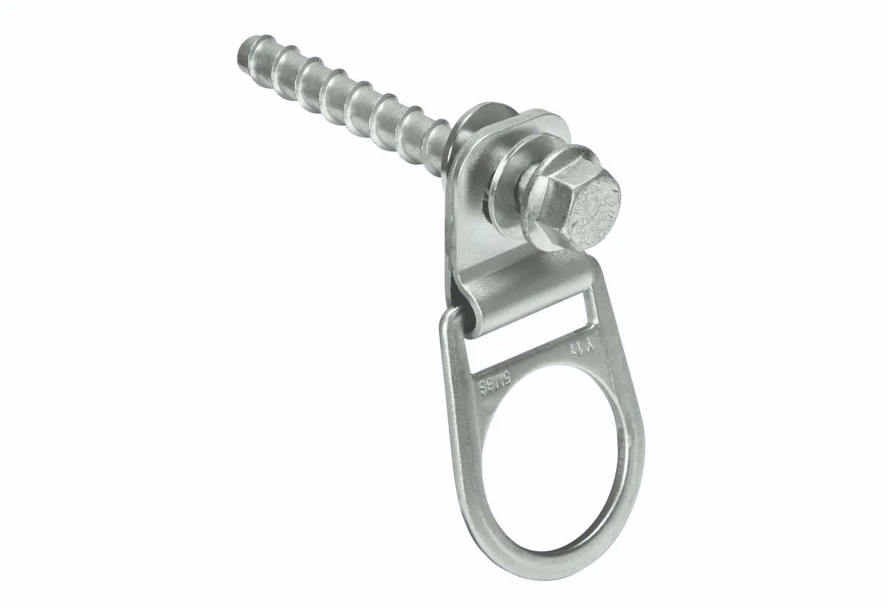 FallTech - Rotating D-Ring Anchor with Concrete Screw - Galvanized - Becker Safety and Supply