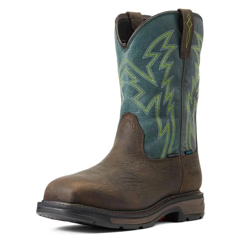 ARIAT  - Workhog XT BOA H2O Carbon Toe, Brown/Forest - Becker Safety and Supply