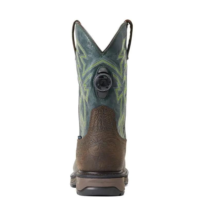 ARIAT  - Workhog XT BOA H2O Carbon Toe, Brown/Forest - Becker Safety and Supply