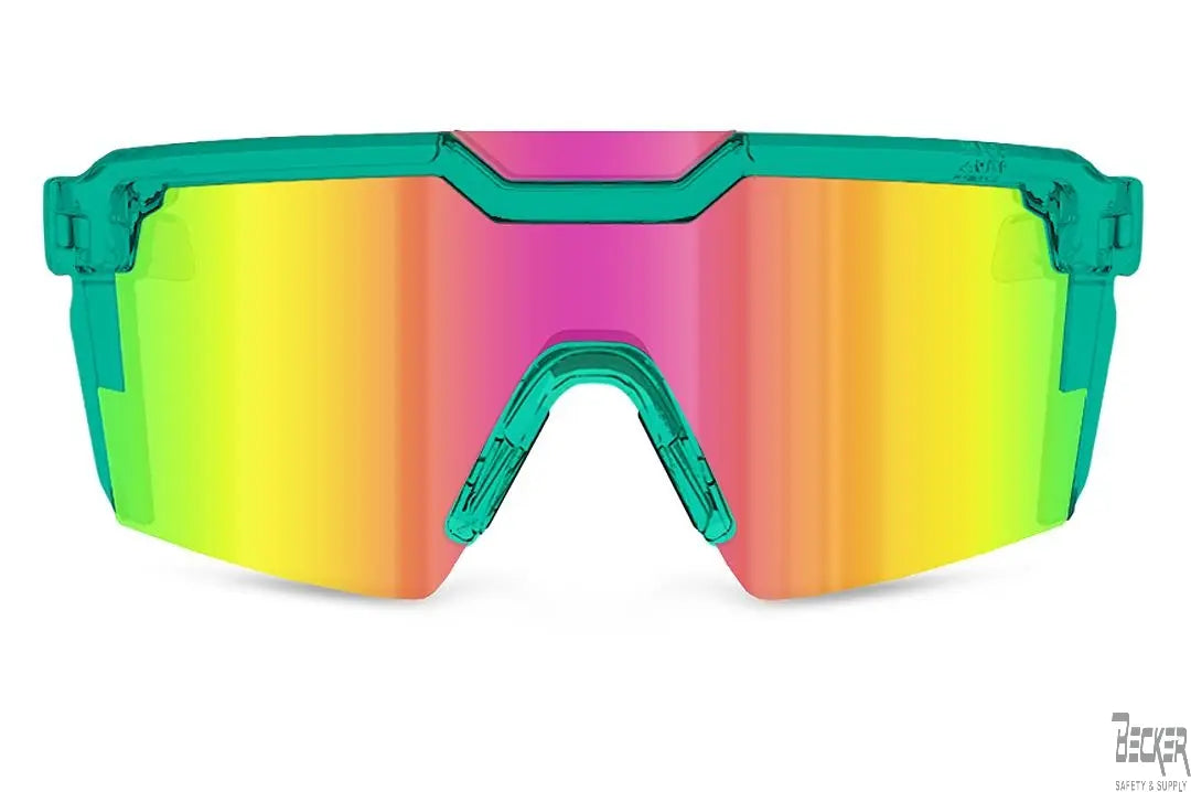 HEATWAVE - FUTURE TECH SUNGLASSES: LAGOON FRAME Z87+, - Becker Safety and Supply