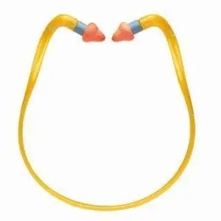 HOWARD LEIGHT - Banded Earplugs Polyurethane Corded, Orange - Becker Safety and Supply