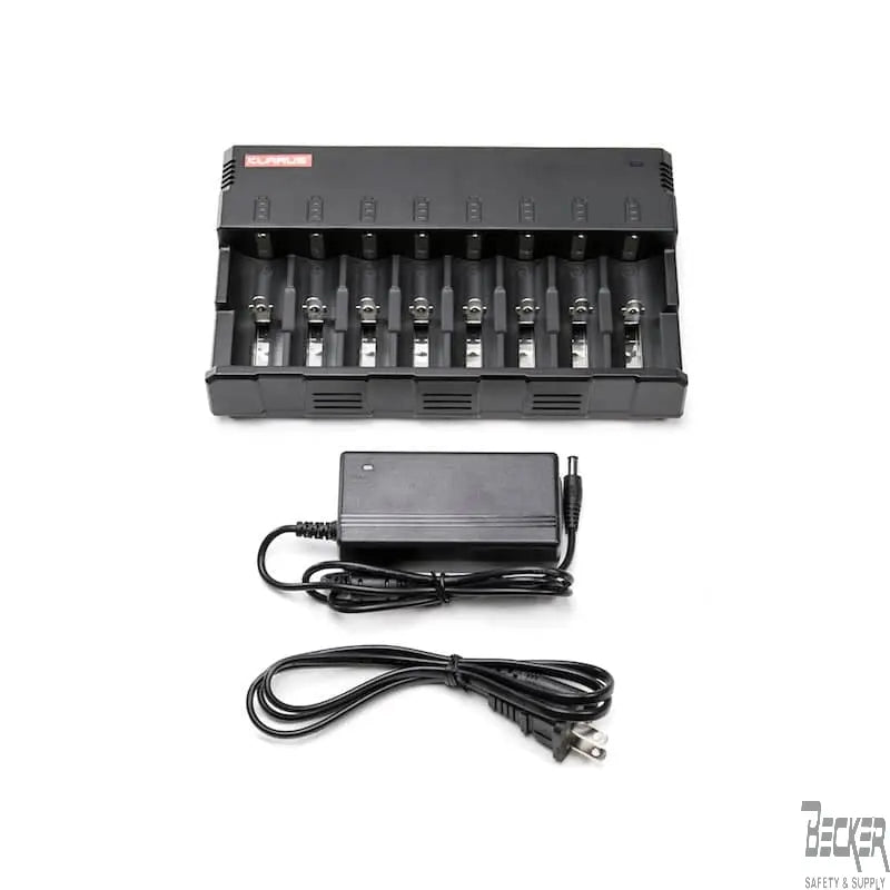 ILLUMAGEAR - Halo 8-bay Universal Battery Charger - Becker Safety and Supply