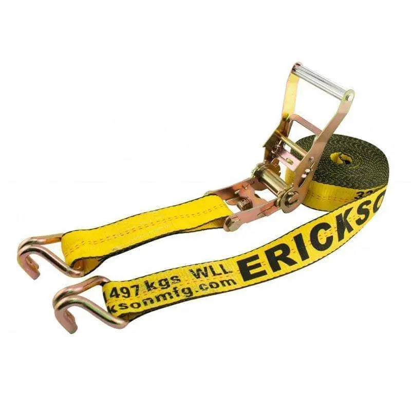 DRIGG - 2" X 30' Ratchet Strap w/ J-HOOK - Becker Safety and Supply