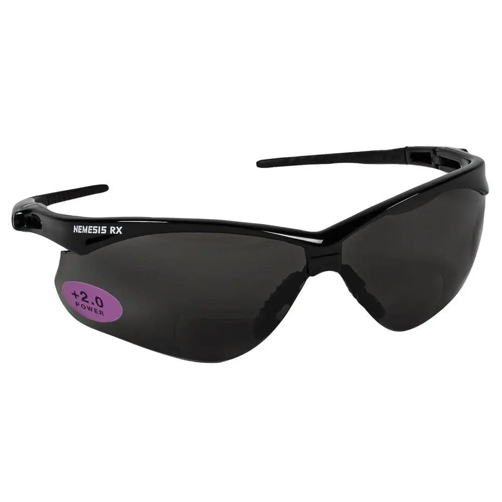 JACKSON SAFETY - V60 Nemesis RX Safety Eyewear 2.0 Magnification, Black - Becker Safety and Supply